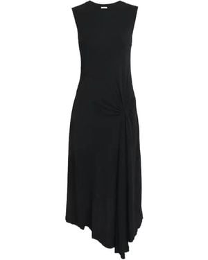 JOSEPH Cheikh Sleeveless Midi Dress - Black