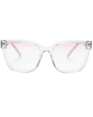 Chiara Ferragni グリッター スクエアフレーム サングラス - メタリック