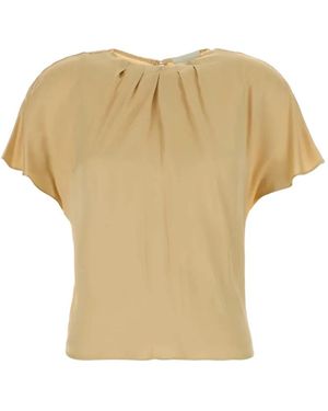 Isabel Marant Top Sakine Plisado - Neutro