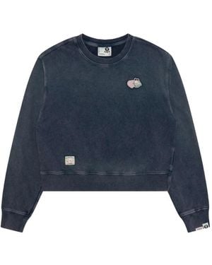 Aape By A Bathing Ape Sweater Met Print - Blauw