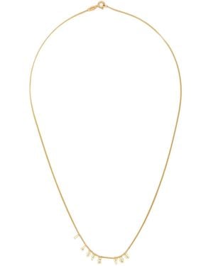 Wouters & Hendrix 18K I Love You Necklace - White