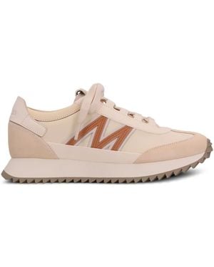 Moncler Pacey 2 Logo-Detail Platform Trainers - Pink