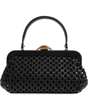 Cult Gaia Mini Sac Cabas Zuma À Design Tressé - Noir