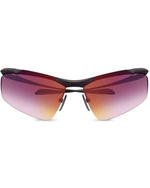 Balenciaga Geometric-Frame Sunglasses - Purple