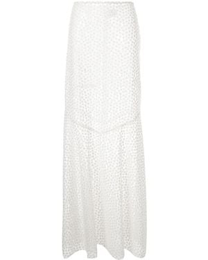 Macgraw Falda Majestic Con Diseño Bordado - Multicolor