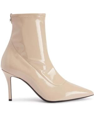 Giuseppe Zanotti 90Mm Mirea Boots - Natural