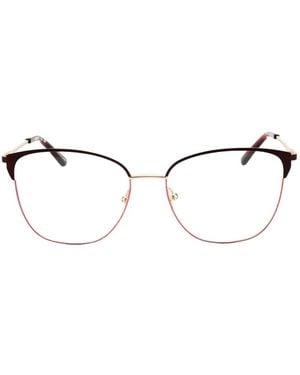 Adensco Lunettes De Vue À Monture Rectangulaire - Natural