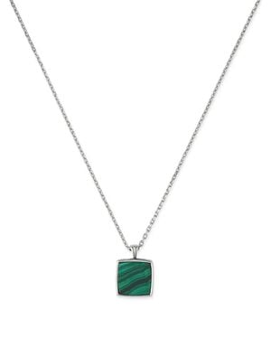 Emanuele Bicocchi Malachite-Amulet Necklace - Metallic