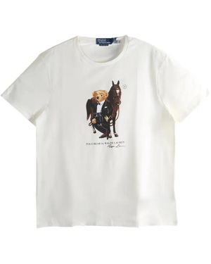 Polo Ralph Lauren Stylish Essential T-Shirt For - White