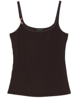 Gucci Horsebit Tank Top - Black