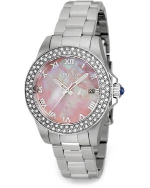 INVICTA WATCH Angel Crystal Bezel 38Mm Watch - White