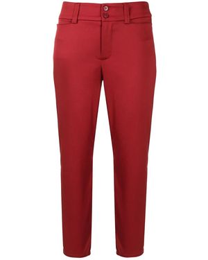 agnès b. Straight-Leg Cropped Pants - Red