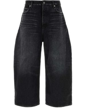 Balenciaga Faded-Effect Distressed-Finish Jeans - Blue