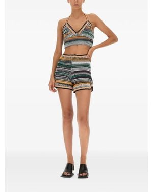 Miista Short Berthe À Rayures - Multicolore