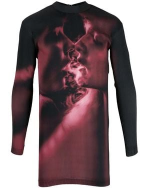 Eytys Rhye Ruby Smoke Mock-Neck Dress - Red