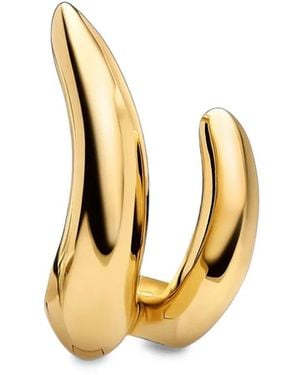 Maria Black Arcus Double Huggie Single Earring - Metallic