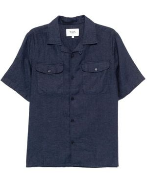 Wax London Chemise Bartlett - Bleu