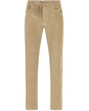 Hand Picked Pantalones Ravello - Neutro