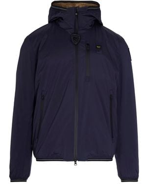 Blauer Hooded Zip-up Jacket - ブルー