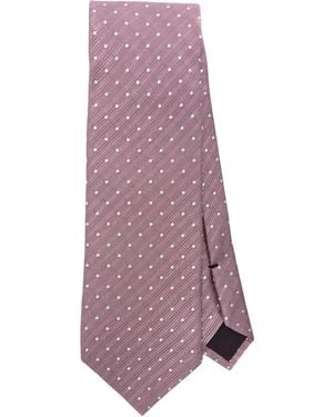 Tom Ford Polka-Dot Tie - Purple