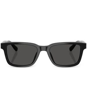 Brooks Brothers Rectangle-Frame Sunglasses - Gray