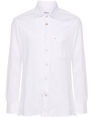 Kiton Jersey Cotton Shirt - White