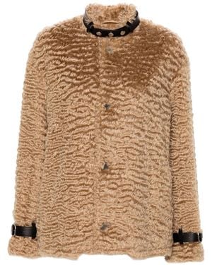 Jil Sander Jacke Aus Pelz - Braun