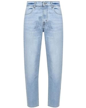 7 For All Mankind Jean À Effet Délavé - Blue