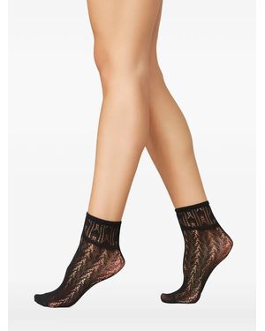 Swedish Stockings Erica Crochet Socks - White