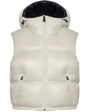 Aztech Mountain Snowbird Hooded Gilet - Natural