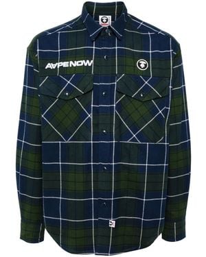 Aape By A Bathing Ape Aapenow Shirt - Blue