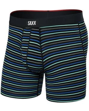 Saxx Underwear Co. Boxer Vibe Xtra À Rayures - Blue