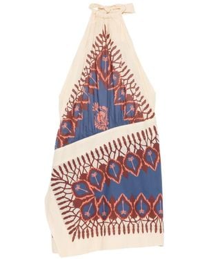 Johanna Ortiz Salt Dreamer Halterneck Mini Dress - White