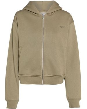 Izzue Jersey Hooded Jacket - Green