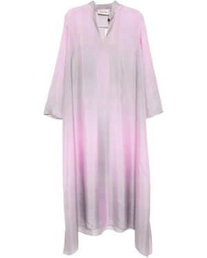 Tessitura Body Couture Brede Jurk - Roze
