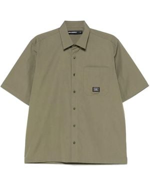 KARL LAGERFELD Cotton Shirt - Green