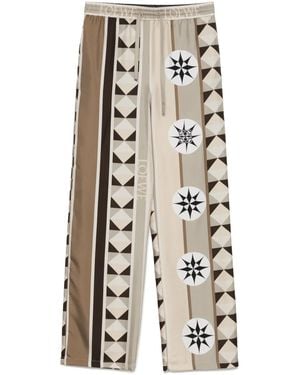 Loewe P Rinted Silk Pajama Pants - White