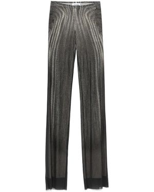 Jean Paul Gaultier Pantaloni Con Stampa - Grigio