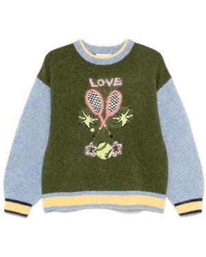 ALÉMAIS Tennis Jumper - Green