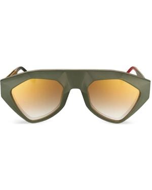 Vysen Eyewear Sh-2 オーバーサイズ サングラス - ナチュラル