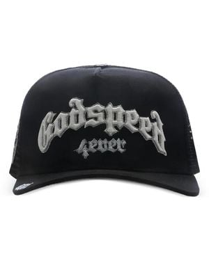 Godspeed Logo-Embroidered Trucker Cap - Black