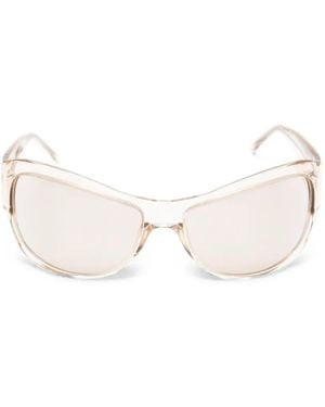 Chimi Lilah Geometric-Frame Sunglasses - Natural