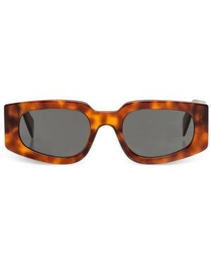 Retrosuperfuture Rectangle-Frame Sunglasses - Brown