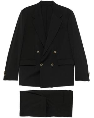 MARSĒM Double-Breasted Suit - Black