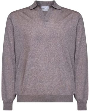 D4.0 Virgin Wool Long-Sleeve T-Shirt - Purple