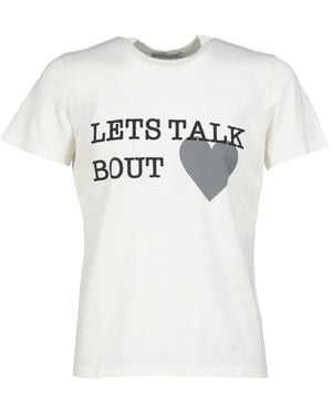 CEDARWOOD Slogan-Print Fitted T-Shirt - White