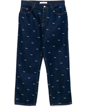 Maison Kitsuné リラックスフィット ジーンズ - ブルー