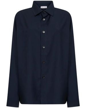 ROSE BURRITO Chemise À Boutonnière Sur Le Devant - Blue