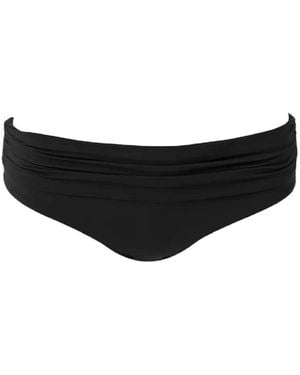 Melissa Odabash Bel Air Ruched Bikini Bottoms - Black