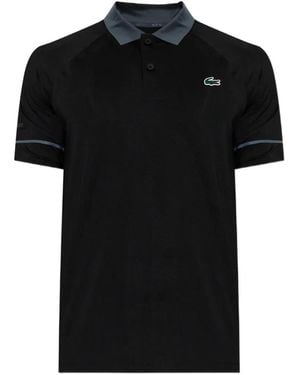 Lacoste X Novak Djokovic On Court Performance Polo Shirt - Black
